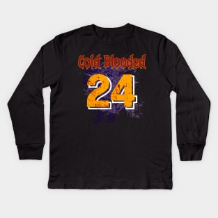 COLD BLOODED 24 Kids Long Sleeve T-Shirt